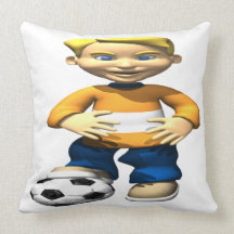 Soccer Kid Pillow