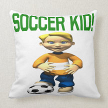 Soccer Kid Pillow