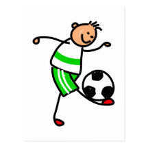 Soccer Kid Post Card