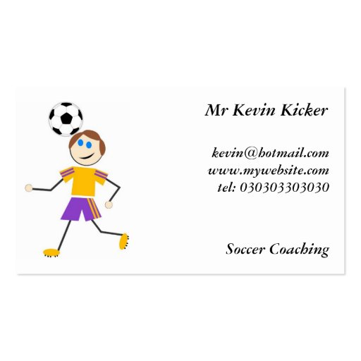 Soccer Kids Business Cards