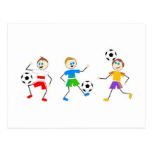 Soccer Kids Post Cards