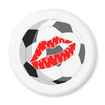 Soccer KIss (Red) magnets