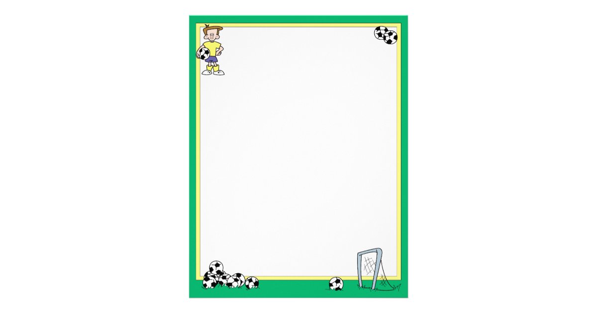 Soccer Letterhead | Zazzle