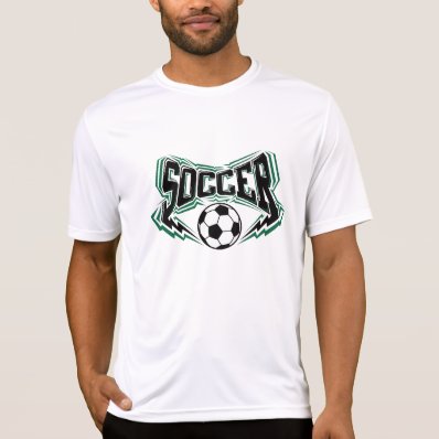 Soccer Lightning bolts Tee Shirts