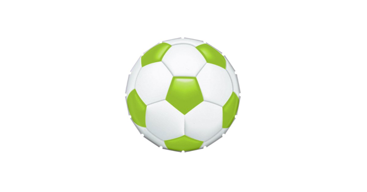 Soccer Lime Green Soccer Ball Jelly Belly Tins Zazzle