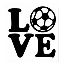 Soccer love poster