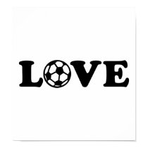 Soccer love print