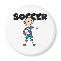 SOCCER magnets by stick_figures SOCCER magnets