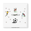 Soccer magnets by soccerisalive Soccer magnets