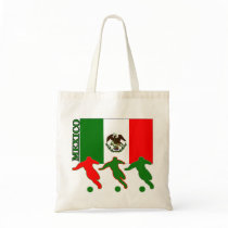 Soccer Mexico Tote Bags