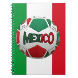 Soccer Mexico Rio  Brazil Spiral Notebooks