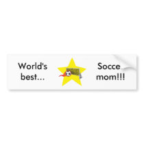 Soccer Mom! Bumper Sticker
