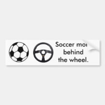 Soccer mom bumper sticker