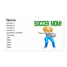 Soccer Mom Business Card Templates