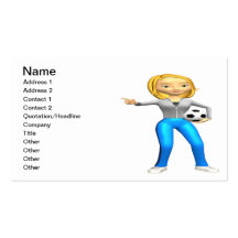 Soccer Mom Business Cards