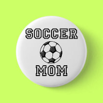 Soccer Mom buttons by sports_tshirts Soccer Mom buttons