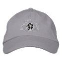 SOCCER MOM embroidered hats by Stitchbaby SOCCER MOM embroidered hats