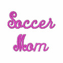 Soccer Mom Embroidered Hoodie embroidered shirts by radgirl Soccer Mom Embroidered Hoodie embroidered shirts