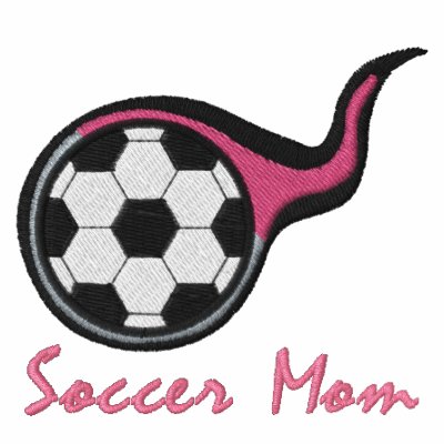 Soccer Mom Embroidered Tees Embroidered Shirt by pacificsportsgifts