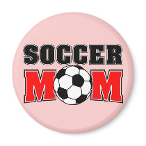 Soccer Mom Magnet by screwballgraphics Soccer Mom Magnet