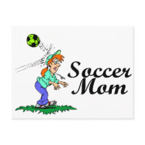 Soccer Mom postcards