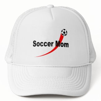 Soccer Mom (Rd/Blk) hat