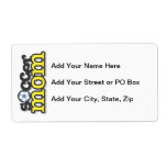 Soccer Mom T-shirts and Gifts Personalized Shipping Labels