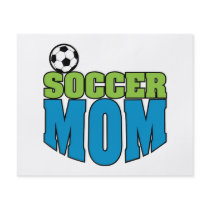 soccer mom text graphic personalized flyer