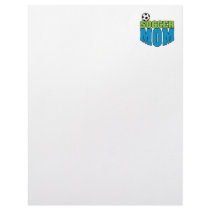soccer mom text graphic letterhead template