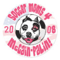 Soccer Moms 4 McCain Palin stickers by Women4Palin Soccer Moms 4 McCain Palin stickers