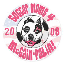 Soccer Moms 4 McCain Palin stickers by Women4Palin Soccer Moms 4 McCain Palin stickers