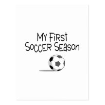 Soccer My First Soccer Season (Soccer Ball) Post Card