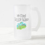 Soccer My First Soccer Season Stick Figues Coffee Mugs