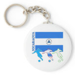 Soccer Nicaragua Keychains