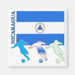 Soccer Nicaragua Magnets