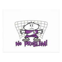 Soccer No Problem T-shirts and Gifts Postcards