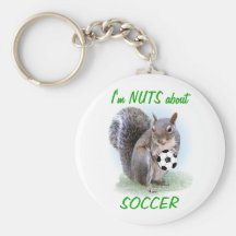 Soccer Nut Keychains
