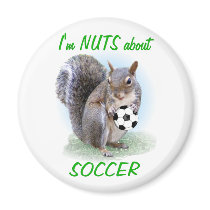 Soccer Nut Magnet