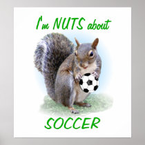 Soccer Nut Poster