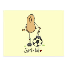 Soccer Nut T-shirts and Gifts Postcards