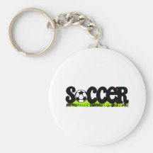Soccer (On Grass) Keychain