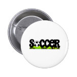Soccer (On Grass) Pinback Buttons