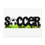 Soccer (On Grass) Post Card