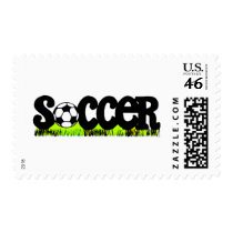 Soccer (On Grass) Stamp