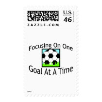 Soccer One Goal At A Time postage by goldnsun Soccer One Goal At A Time postage