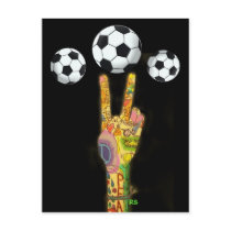 Soccer Party ! by SRF Postcards
