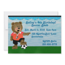 Soccer Party  Invitation