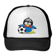 Soccer Penguin Mesh Hat