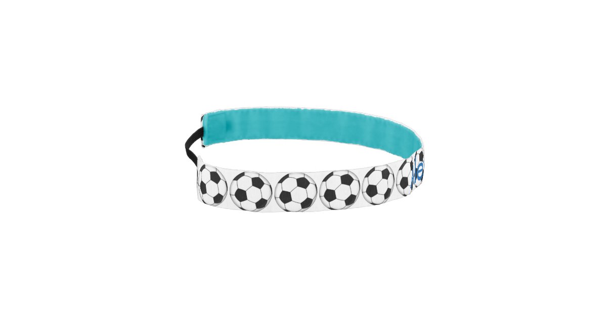 Soccer Personalized Athletic Headband Zazzle