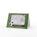 Soccer Photo Frame Card by bwmedia Soccer Photo Frame Card